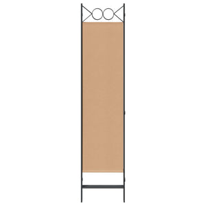 4-Πίνακας Διαχωριστικός Μπεζ 160 x 180 cm Ύφασμα - Pakobazaar