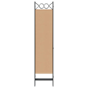 Διαχωριστικό Δωματίου 6-Πάνελ Μπεζ 240 x 180 cm Ύφασμα - Pakobazaar