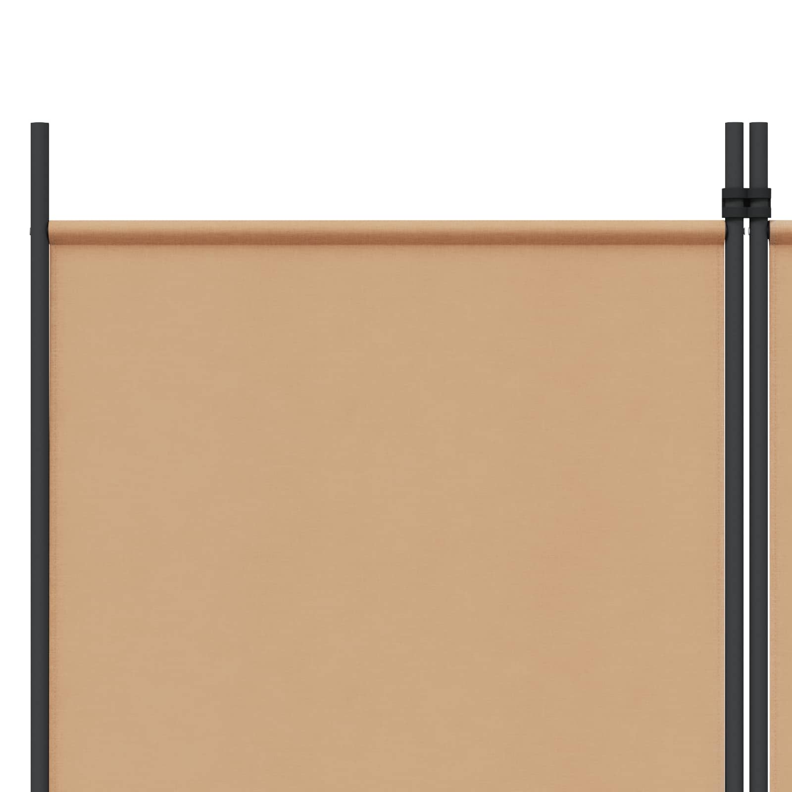 4-Πίνακας Διαχωριστικός Μπεζ 200 x 180 cm Ύφασμα - Pakobazaar
