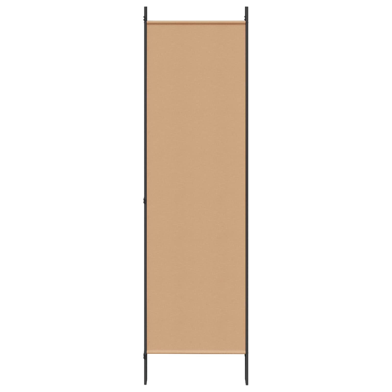 5-Panel Διχοτόμος Μπεζ 250 x 180 cm Ύφασμα - Pakobazaar