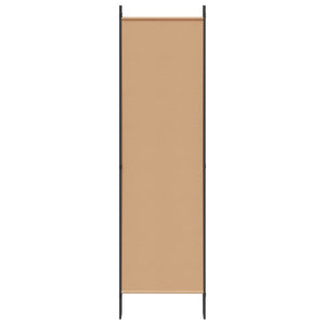 Διαχωριστικό Δωματίου 6-Πάνελ Μπεζ 300 x 180 cm Ύφασμα - Pakobazaar