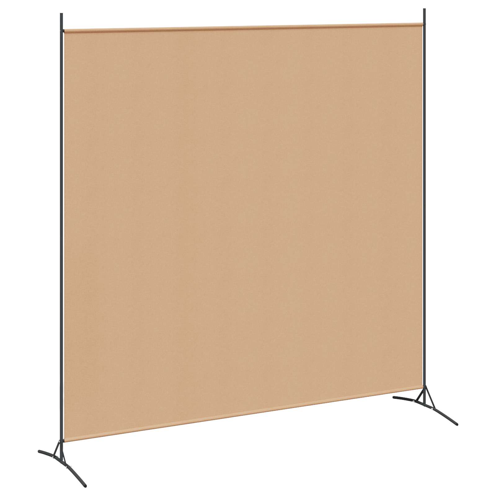 Μονοπλάκι Διαχωριστής Δωματίου Μπεζ 175 x 180 cm Ύφασμα - Pakobazaar