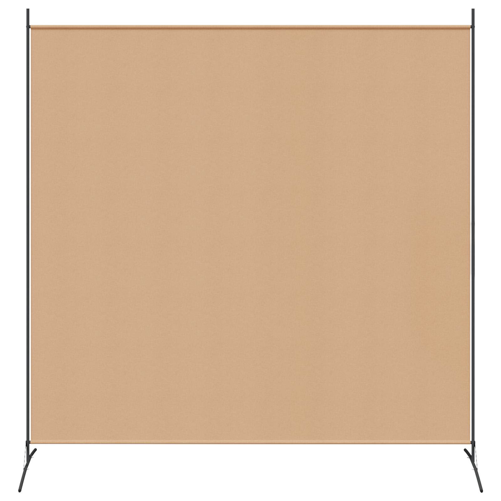 Μονοπλάκι Διαχωριστής Δωματίου Μπεζ 175 x 180 cm Ύφασμα - Pakobazaar