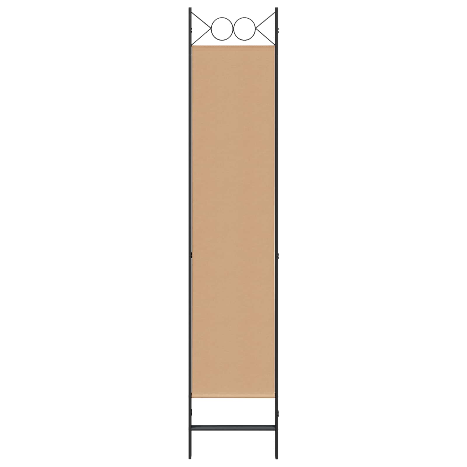 3-Panel Room Divider Μπεζ 120 x 200 cm Ύφασμα - Pakobazaar