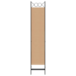 5-Panel Διχοτόμος Μπεζ 200 x 200 cm Ύφασμα - Pakobazaar