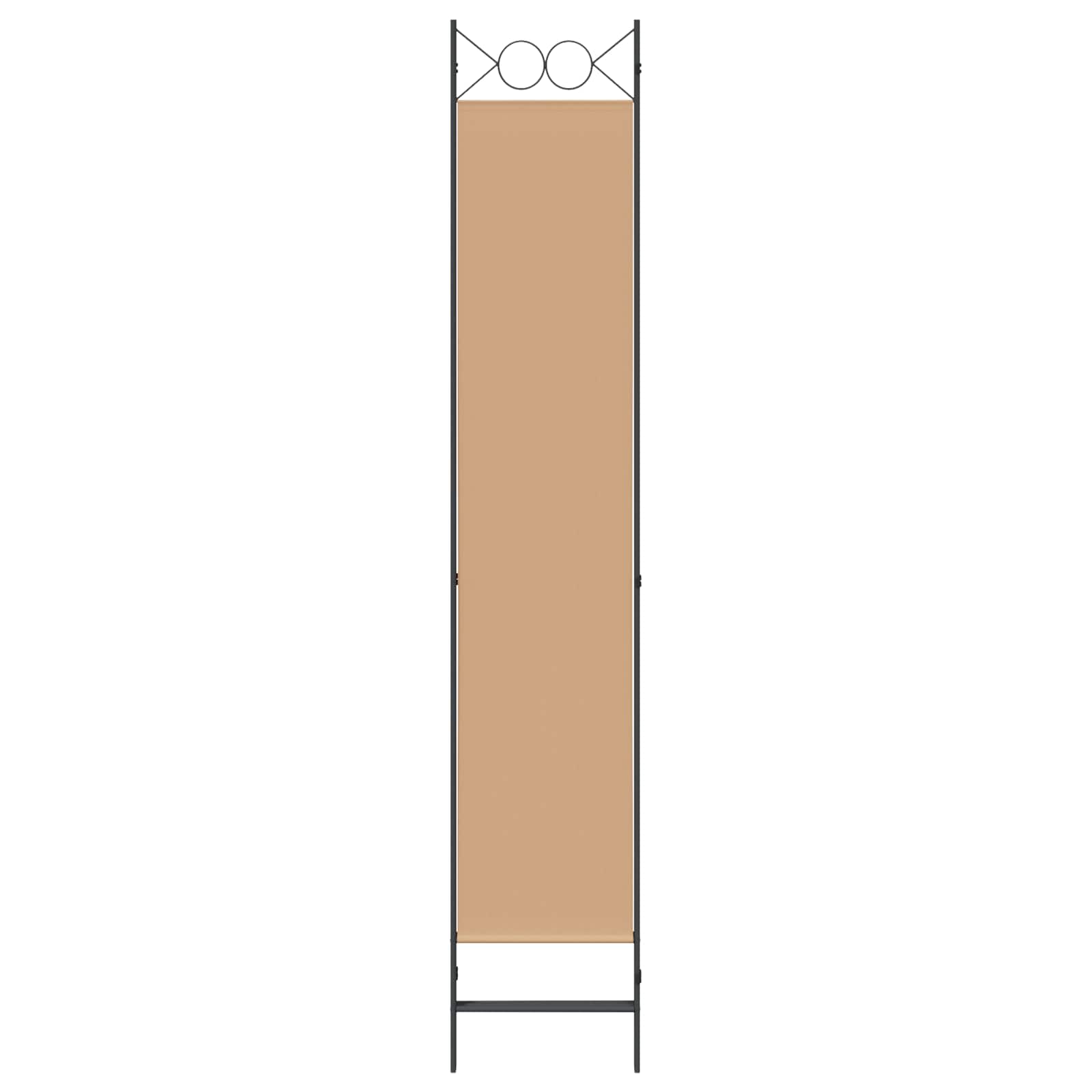 3-Panel Room Divider Μπεζ 120 x 220 cm Ύφασμα - Pakobazaar