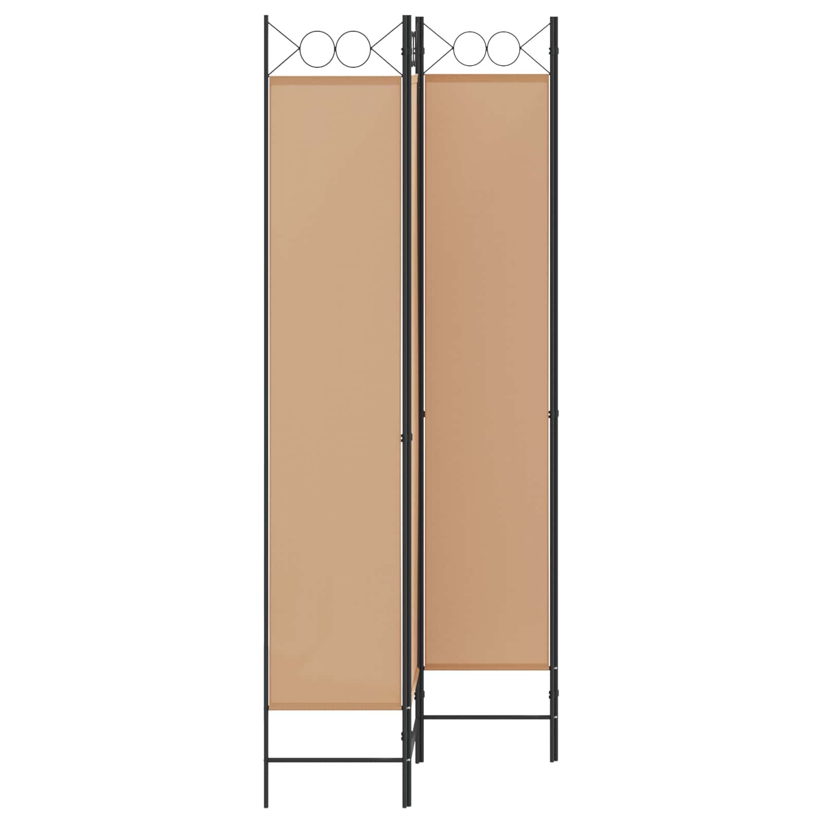4-Πίνακας Διαχωριστικός Μπεζ 160 x 220 cm Ύφασμα - Pakobazaar