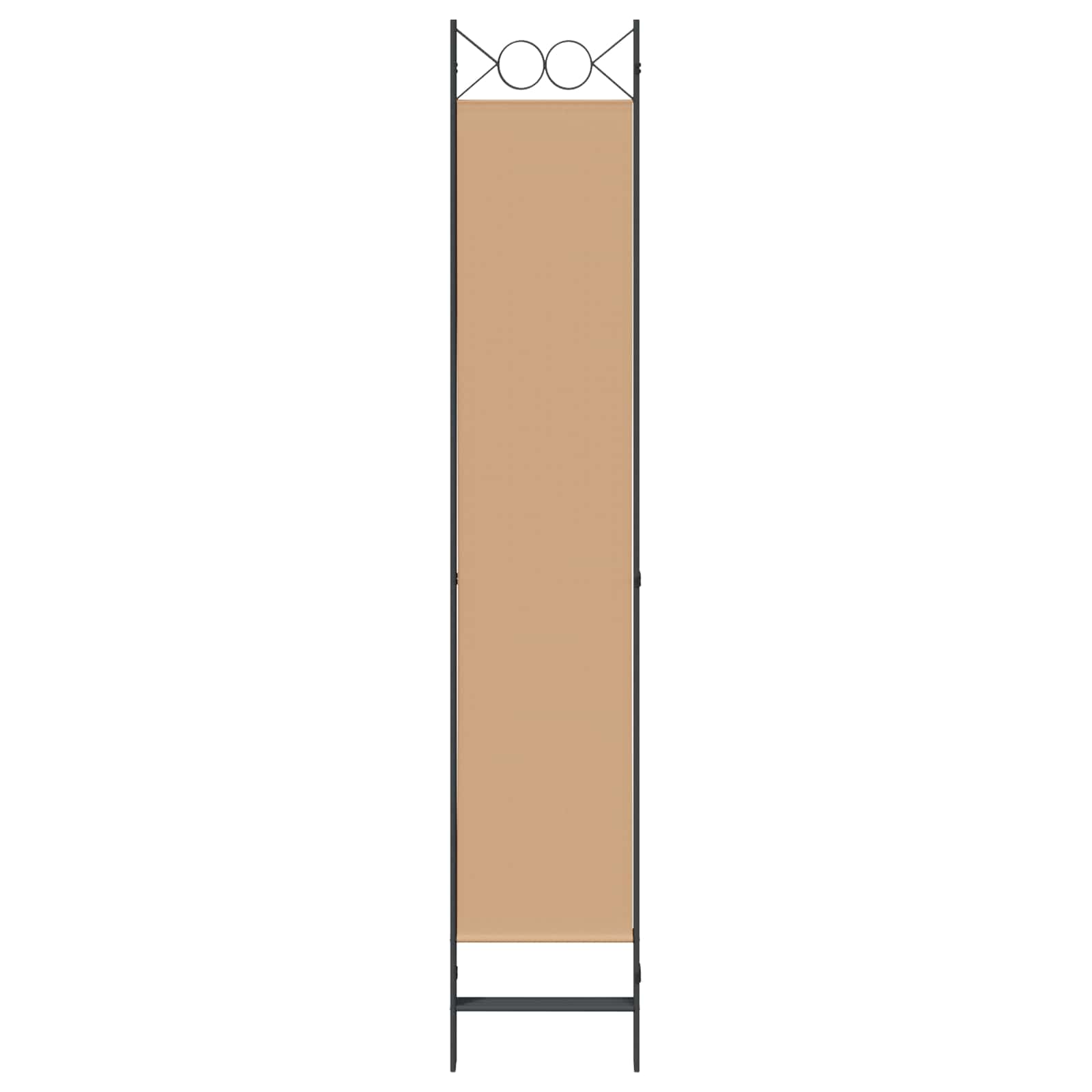 4-Πίνακας Διαχωριστικός Μπεζ 160 x 220 cm Ύφασμα - Pakobazaar