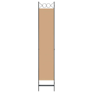 4-Πίνακας Διαχωριστικός Μπεζ 160 x 220 cm Ύφασμα - Pakobazaar