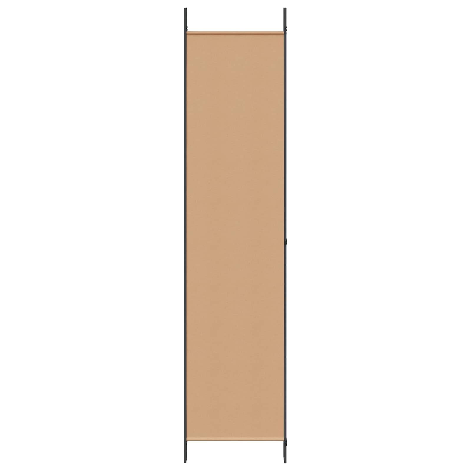 4-Πίνακας Διαχωριστικός Μπεζ 200 x 220 cm Ύφασμα - Pakobazaar