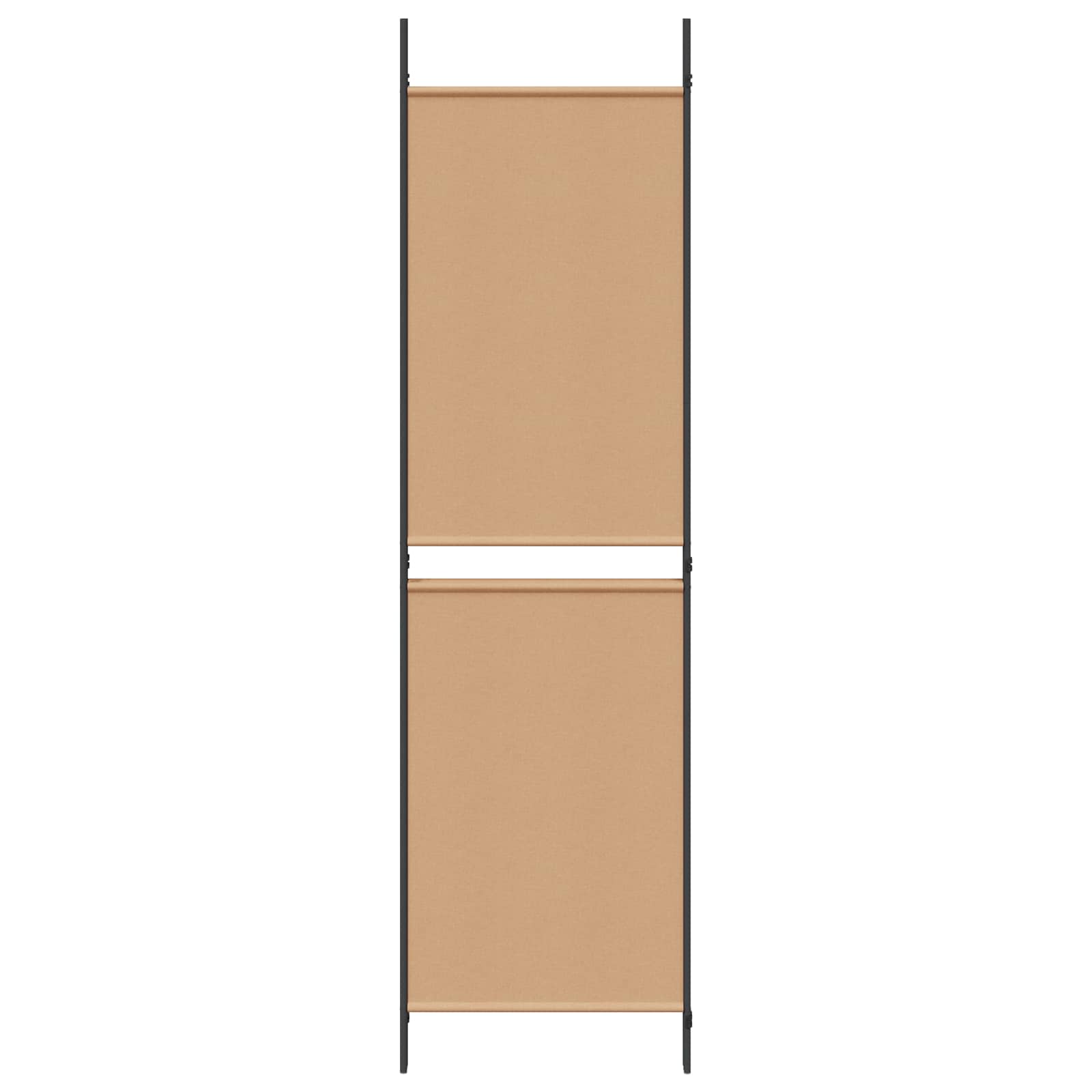 3-Panel Room Divider Μπεζ 150 x 180 cm Ύφασμα - Pakobazaar