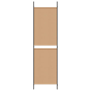 3-Panel Room Divider Μπεζ 150 x 180 cm Ύφασμα - Pakobazaar
