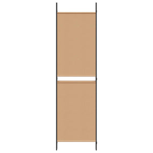 Διαχωριστικό Δωματίου 4-Πανέλων Μπεζ 200 x 180 cm Ύφασμα - Pakobazaar