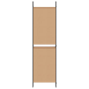 Διαχωριστικό Δωματίου 6-Πάνελ Μπεζ 300 x 180 cm Ύφασμα - Pakobazaar