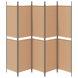 5-Panel Διχτυοθήκη Μπεζ 250 x 200 cm Ύφασμα - Pakobazaar