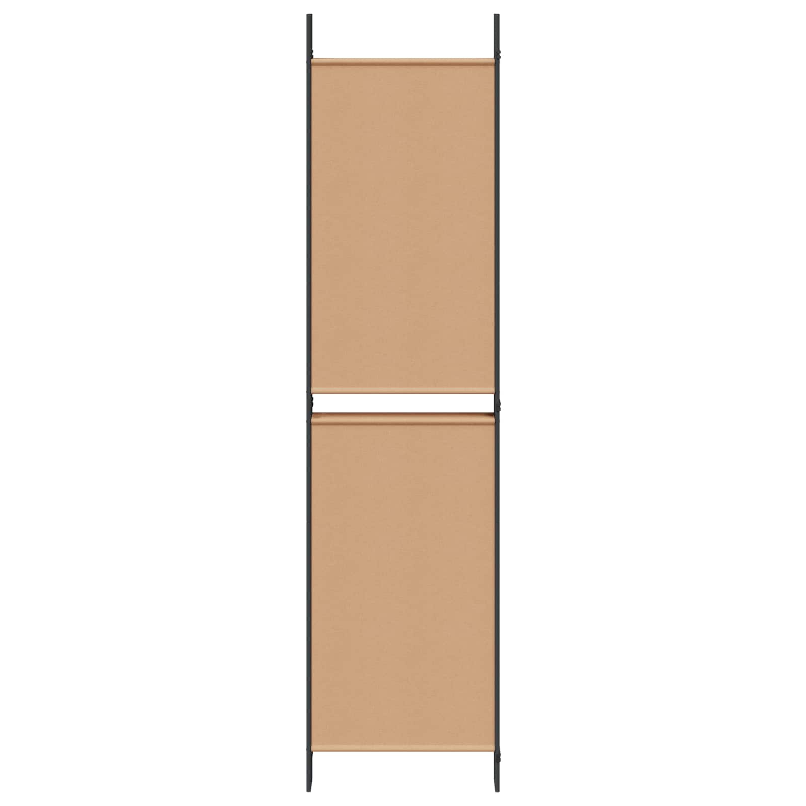 Διαχωριστικό Δωματίου 6-Πάνελ Μπεζ 300 x 200 cm Ύφασμα - Pakobazaar
