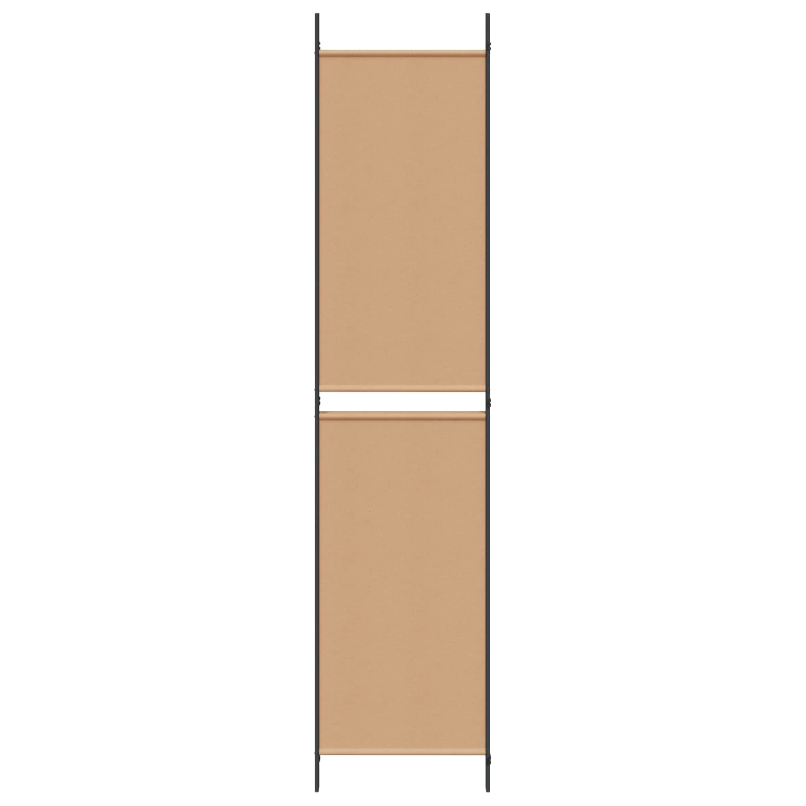 3-Panel Room Divider Μπεζ 150 x 220 cm Ύφασμα - Pakobazaar