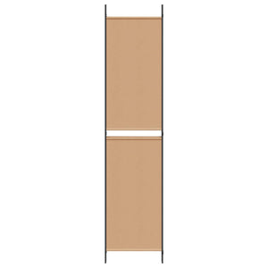 Διαχωριστικό Δωματίου 4 Πάνελ Μπεζ 200 x 220 cm Ύφασμα - Pakobazaar