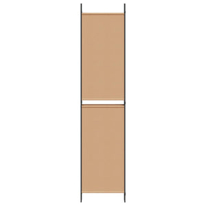 Διαχωριστικό Δωματίου 6-Πάνελ Μπεζ 300 x 220 cm Ύφασμα - Pakobazaar