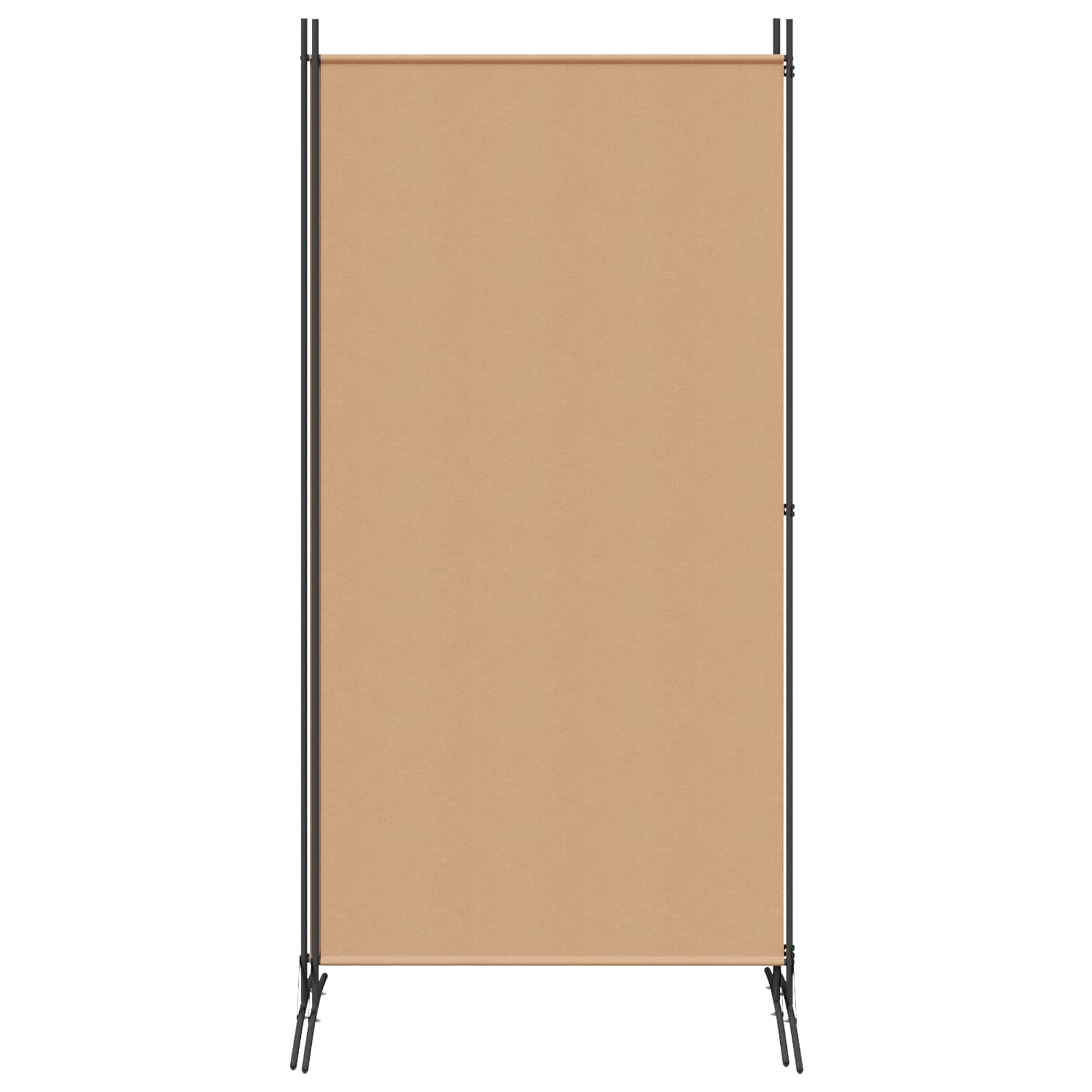 Δίαυλος Δωματίου 2 Πάνελ Μπεζ 175 x 180 cm Ύφασμα - Pakobazaar
