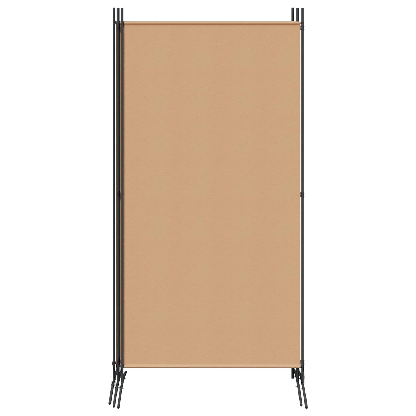 4-Πίνακας Διαχωριστικός Μπεζ 346 x 180 cm Ύφασμα - Pakobazaar