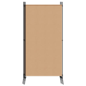 5-Panel Διχοτόμος Μπεζ 433 x 180 cm Ύφασμα - Pakobazaar
