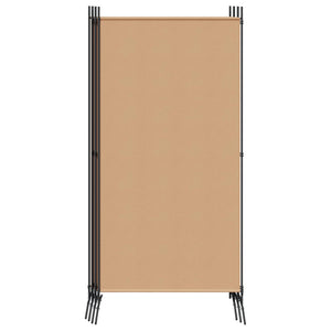 Διαχωριστικό Δωματίου 6-Πάνελ Μπεζ 520 x 180 cm Ύφασμα - Pakobazaar