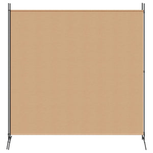 Δίαυλος Δωματίου 2 Πάνελ Μπεζ 348 x 180 cm Ύφασμα - Pakobazaar