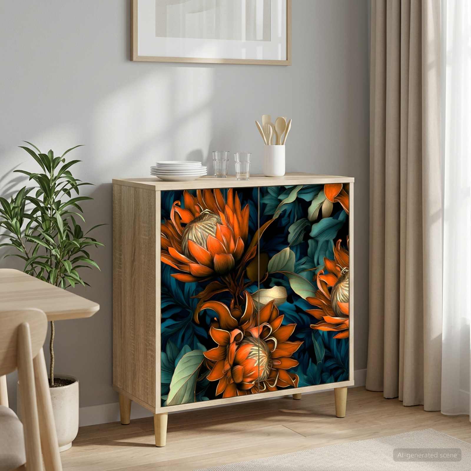 Πλαϊνό γραφείο LOCHEM Sonoma 69 x 33 x 75 εκ. - Pakobazaar