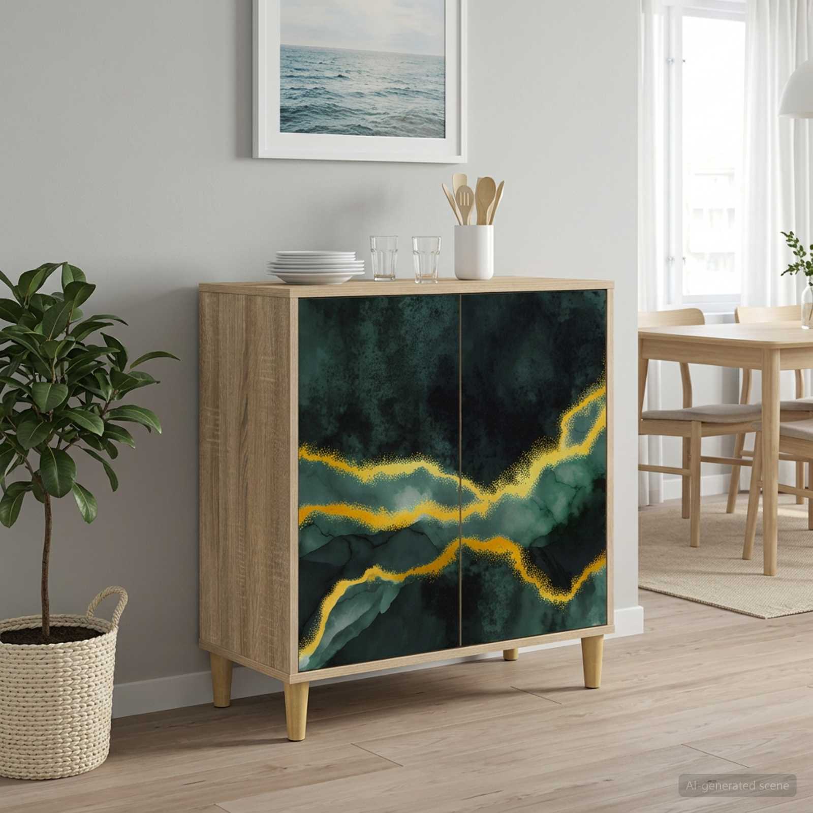 Πλαϊνό γραφείο WIJHE Sonoma 69 x 33 x 75 εκ. Επεξεργασμένο Ξύλο - Pakobazaar
