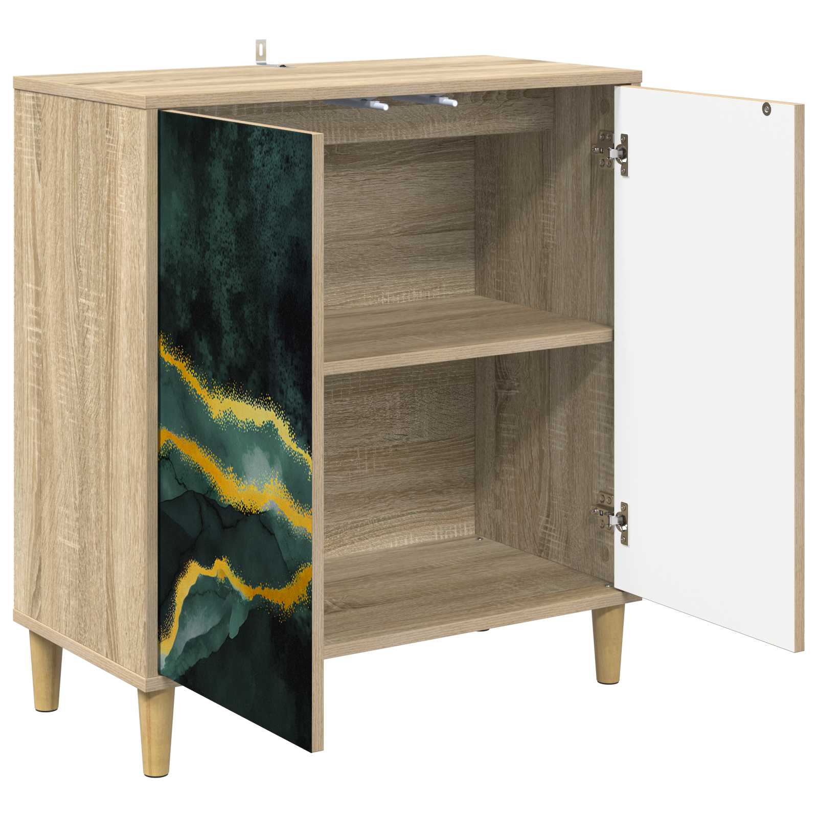 Πλαϊνό γραφείο WIJHE Sonoma 69 x 33 x 75 εκ. Επεξεργασμένο Ξύλο - Pakobazaar