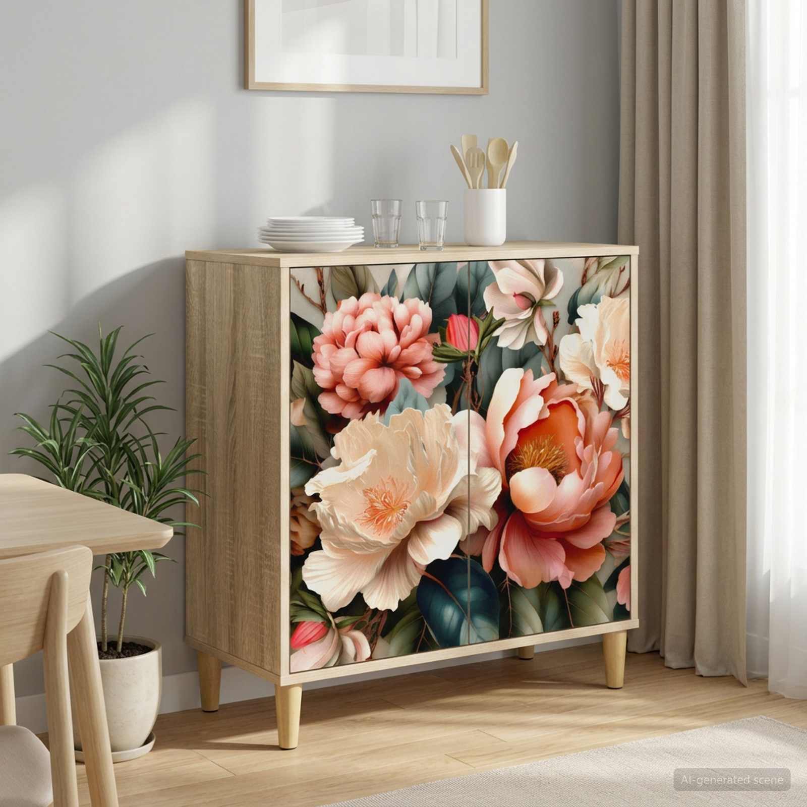 Πλαϊνό γραφείο BORNE Sonoma 69 x 33 x 75 εκ. Επεξεργασμένο Ξύλο