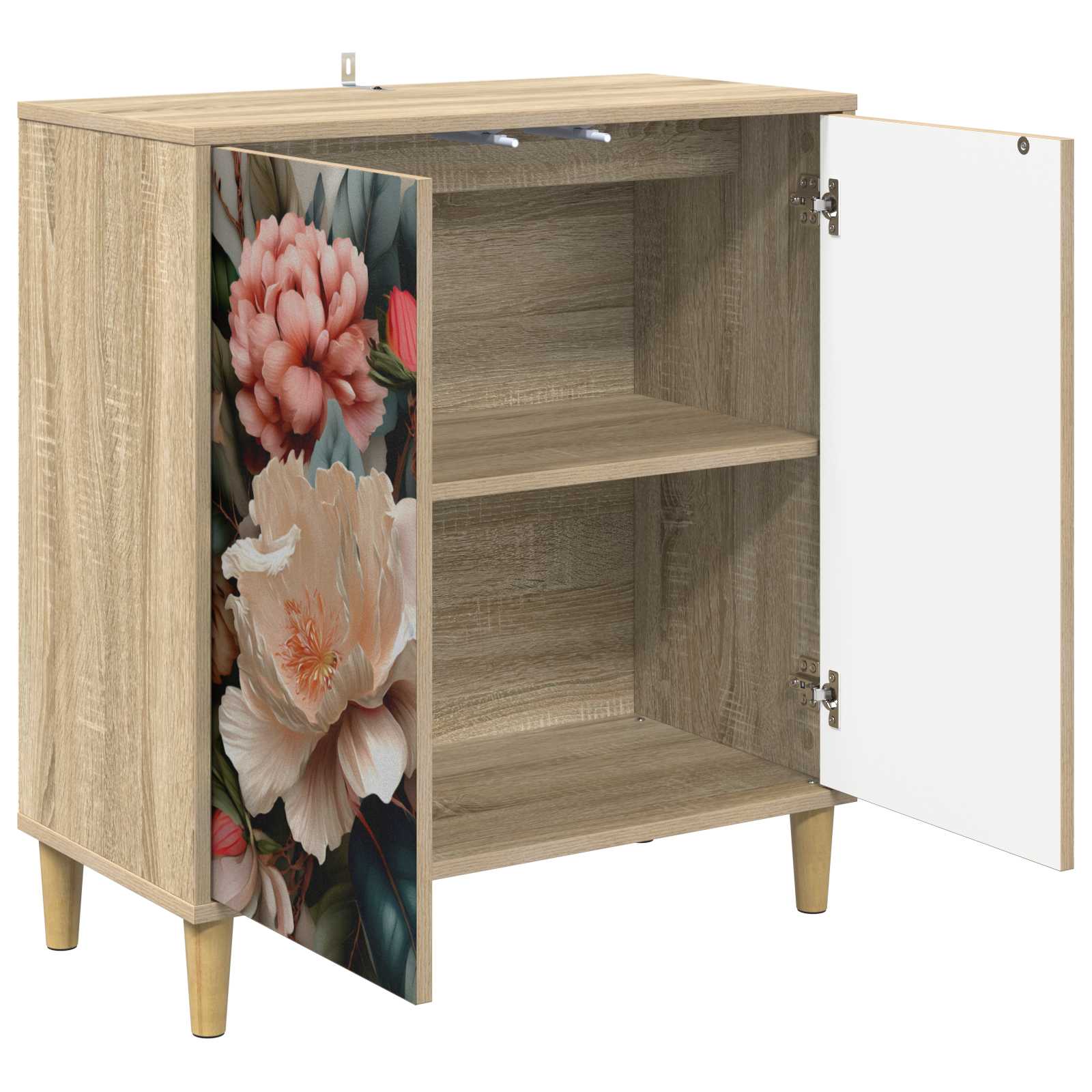 Πλαϊνό γραφείο BORNE Sonoma 69 x 33 x 75 εκ. Επεξεργασμένο Ξύλο