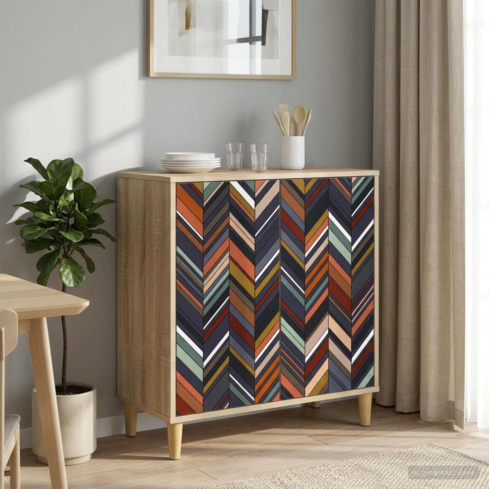 Πλαϊνό γραφείο OMMEN Sonoma 69 x 33 x 75 εκ. Επεξεργασμένο Ξύλο - Pakobazaar