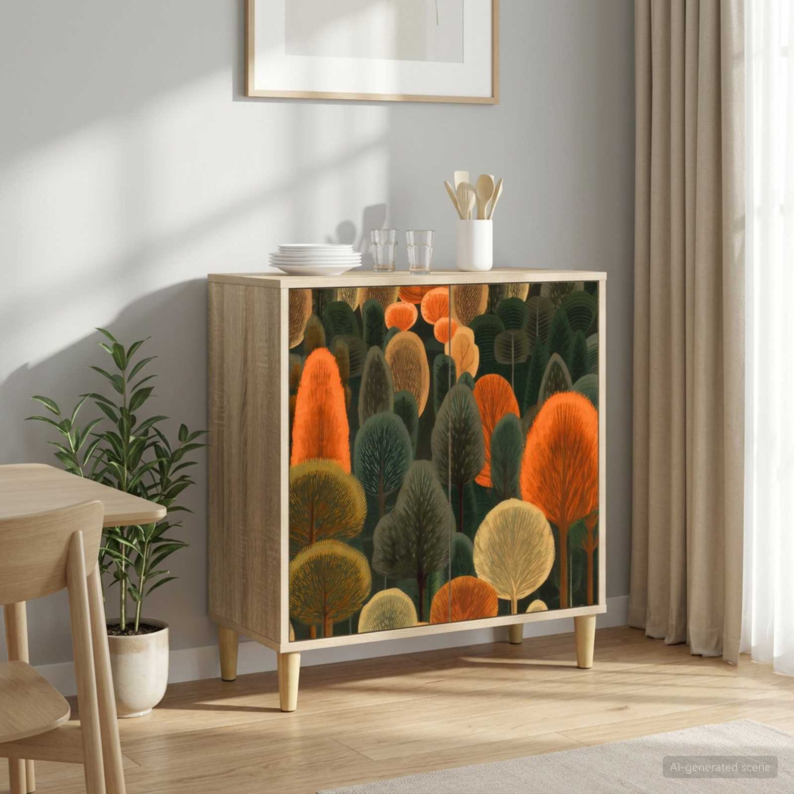 Πλαϊνό γραφείο ZAANDAM Sonoma 69 x 33 x 75 εκ. - Pakobazaar