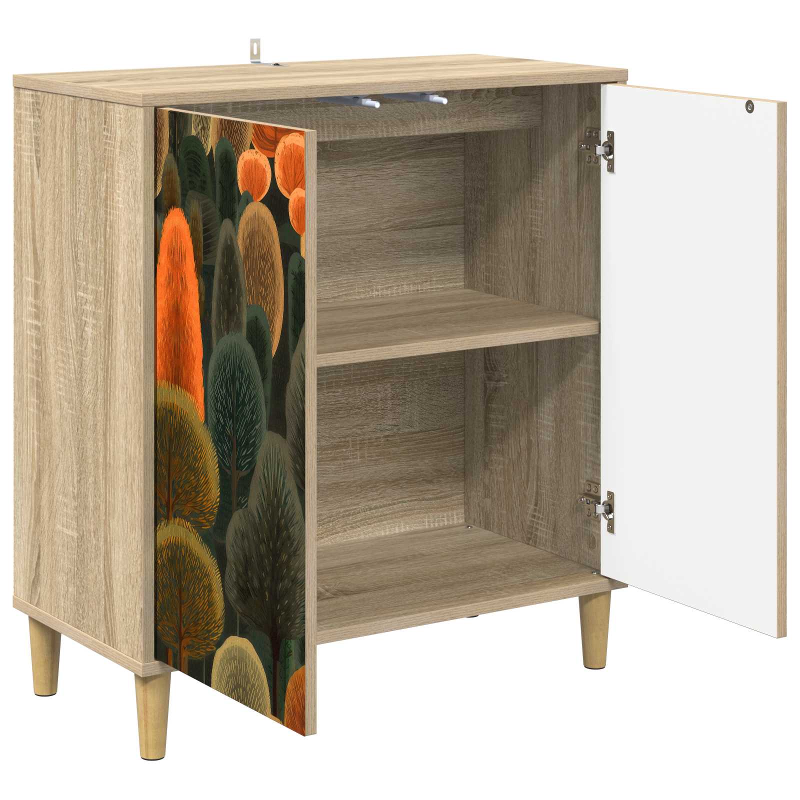 Πλαϊνό γραφείο ZAANDAM Sonoma 69 x 33 x 75 εκ. - Pakobazaar