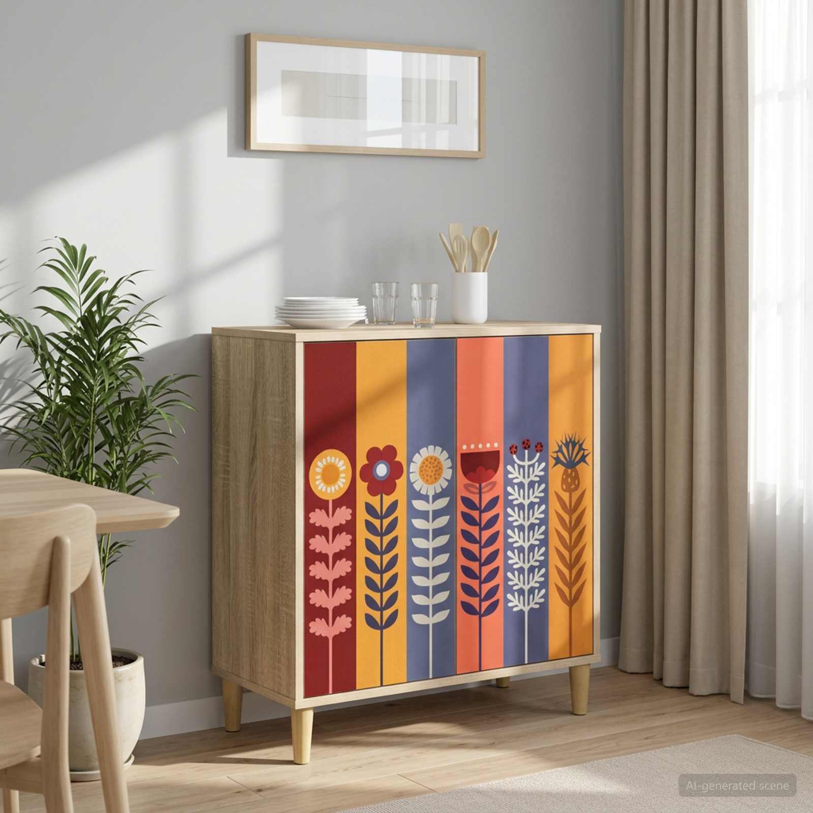Πλαϊνό γραφείο ESSEN Sonoma 69 x 33 x 75 εκ. Επεξεργασμένο Ξύλο