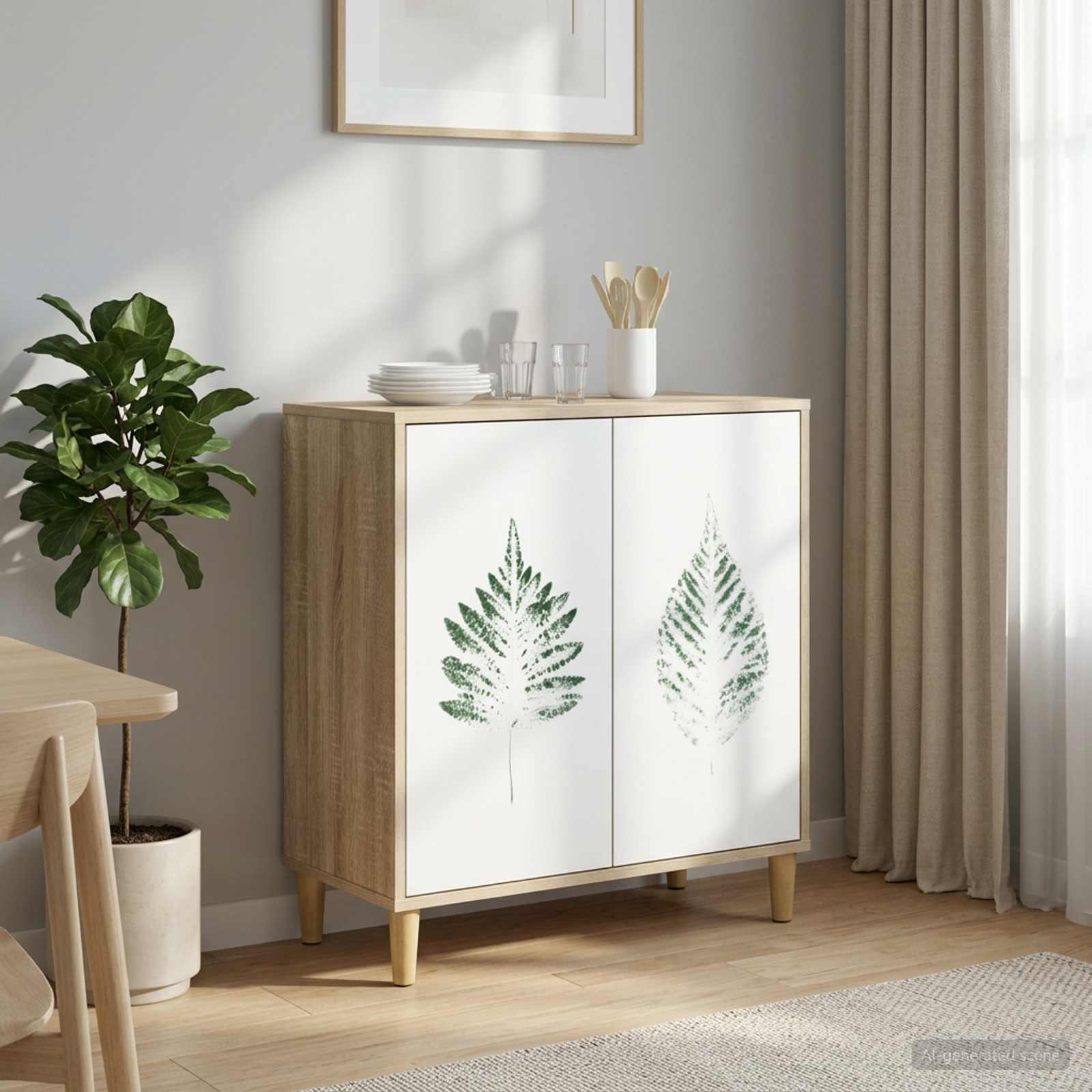 Πλαϊνό γραφείο HANAU Sonoma 69 x 33 x 75 εκ. Επεξεργασμένο Ξύλο