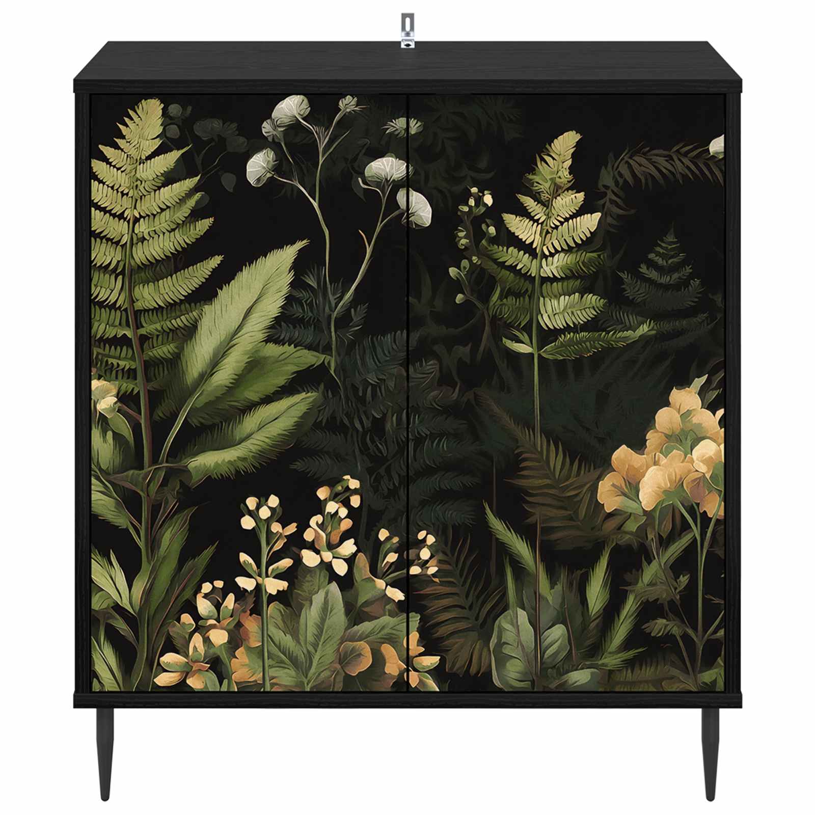 Πλαϊνό γραφείο RHENEN Μαύρη Δρυς 69 x 33 x 76 εκ. - Pakobazaar