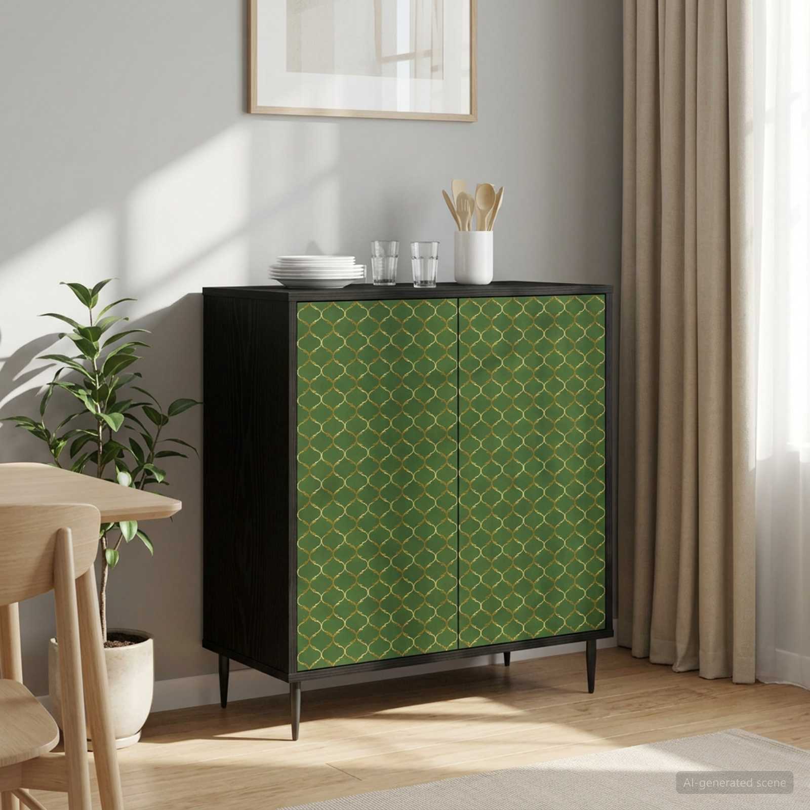 Πλαϊνό γραφείο GELEEN Μαύρη Δρυς 69 x 33 x 76 εκ. - Pakobazaar