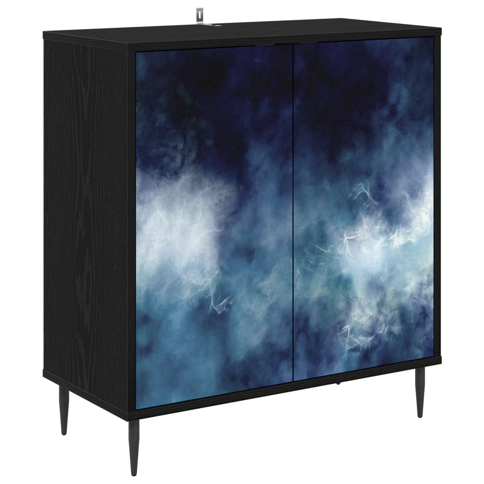 Πλαϊνό γραφείο RAALTE Μαύρη Δρυς 69 x 33 x 76 εκ. - Pakobazaar