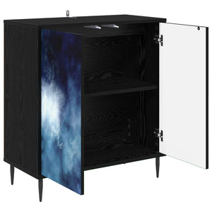 Πλαϊνό γραφείο RAALTE Μαύρη Δρυς 69 x 33 x 76 εκ. - Pakobazaar