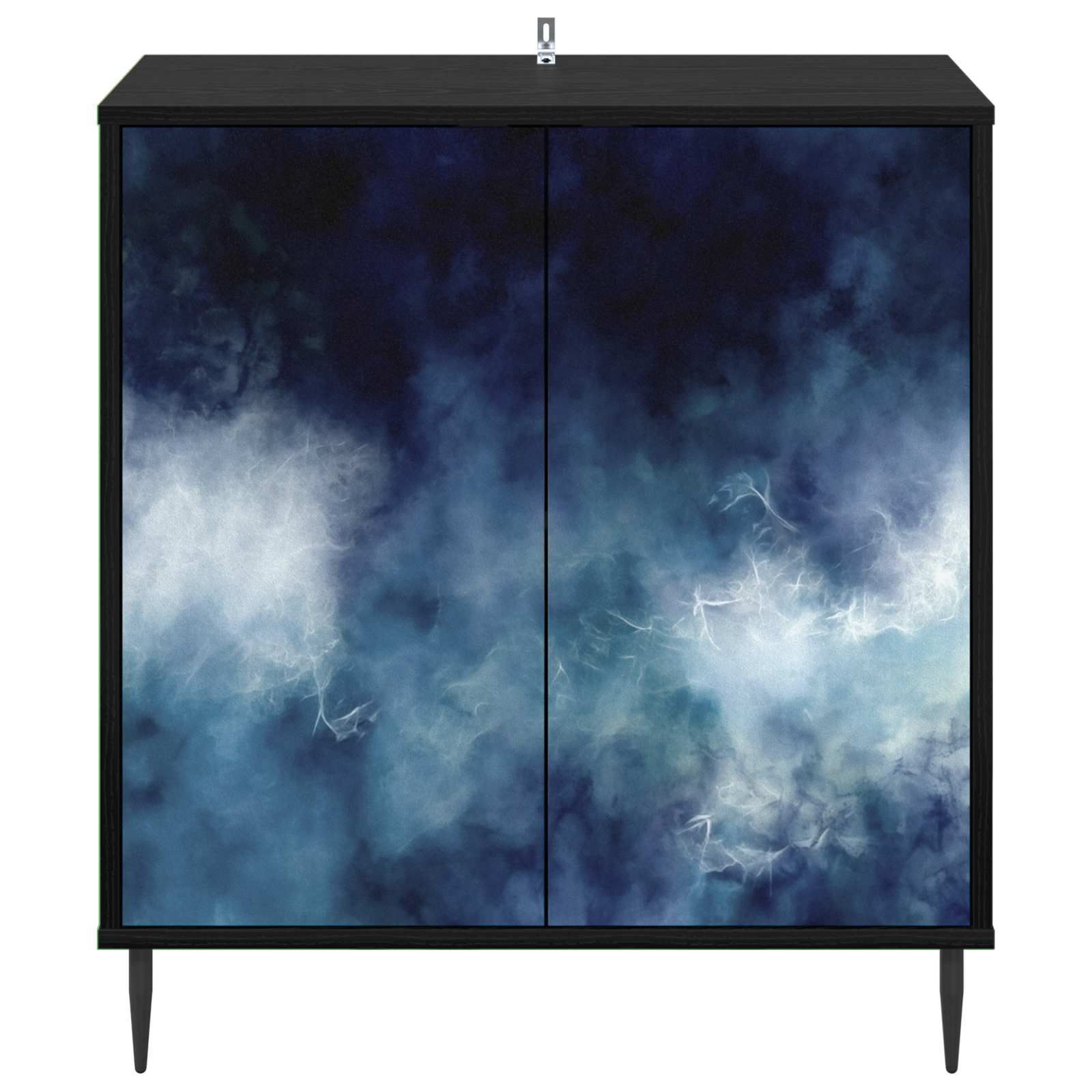 Πλαϊνό γραφείο RAALTE Μαύρη Δρυς 69 x 33 x 76 εκ. - Pakobazaar