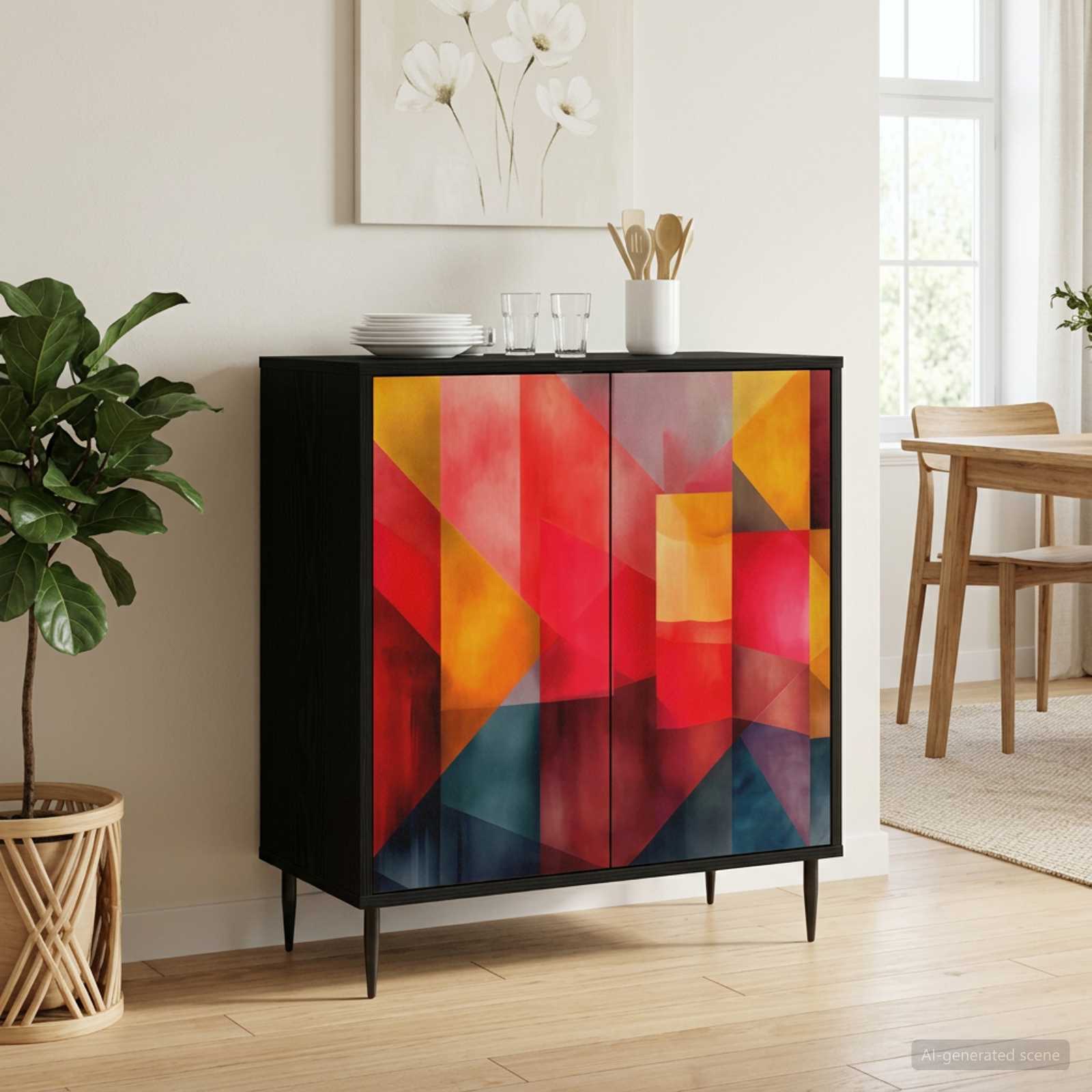 Πλαϊνό γραφείο HEESCH Μαύρη Δρυς 69 x 33 x 76 εκ. - Pakobazaar