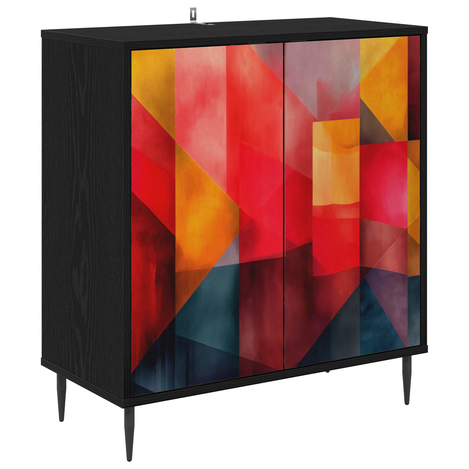 Πλαϊνό γραφείο HEESCH Μαύρη Δρυς 69 x 33 x 76 εκ. - Pakobazaar
