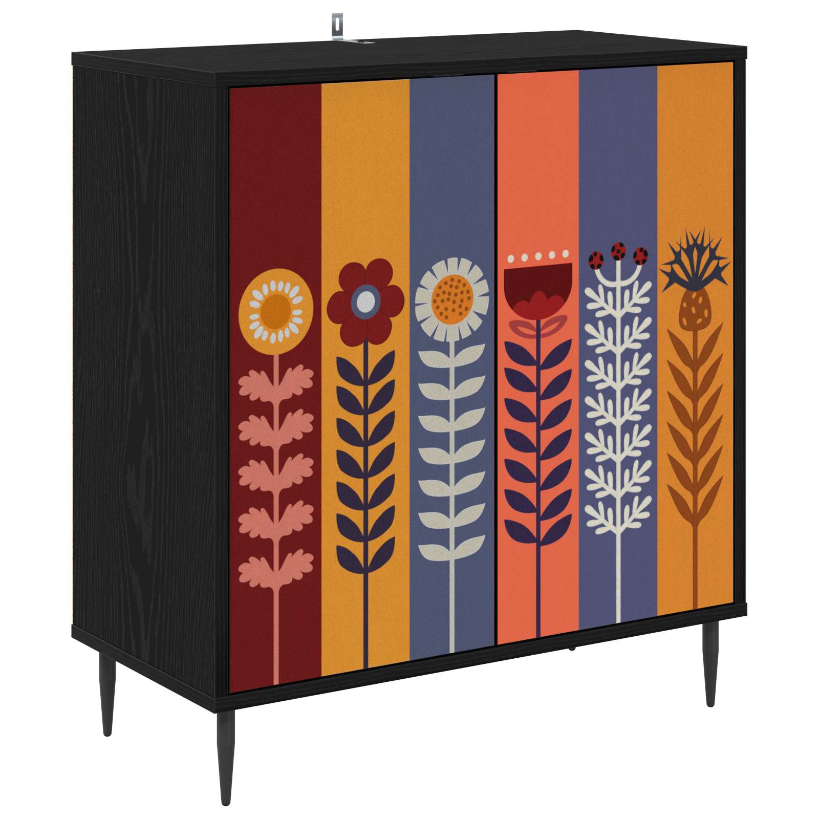 Πλαϊνό γραφείο ESSEN Μαύρη Δρυς 69 x 33 x 76 εκ. - Pakobazaar