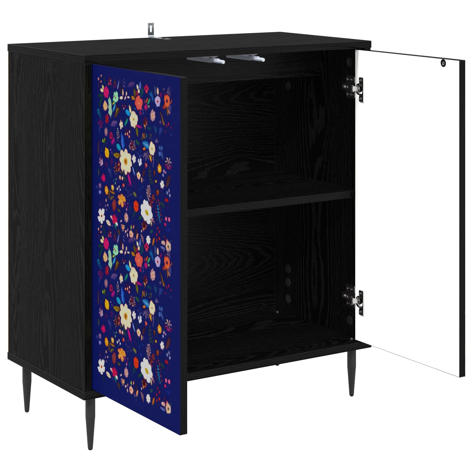 Πλαϊνό γραφείο MAINZ Μαύρη Δρυς 69 x 33 x 76 εκ. - Pakobazaar