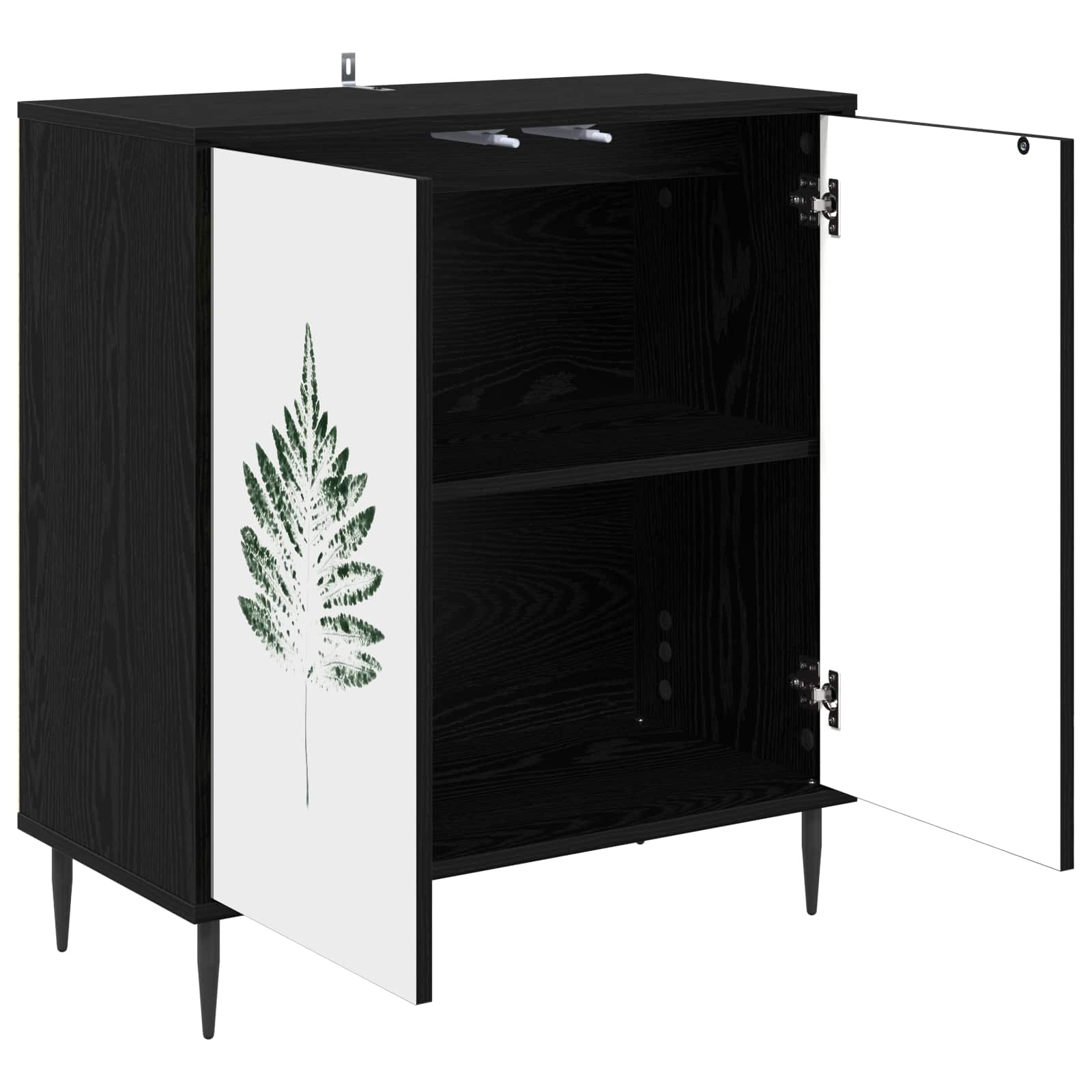 Πλαϊνό γραφείο HANAU Μαύρη Δρυς 69 x 33 x 76 εκ. - Pakobazaar