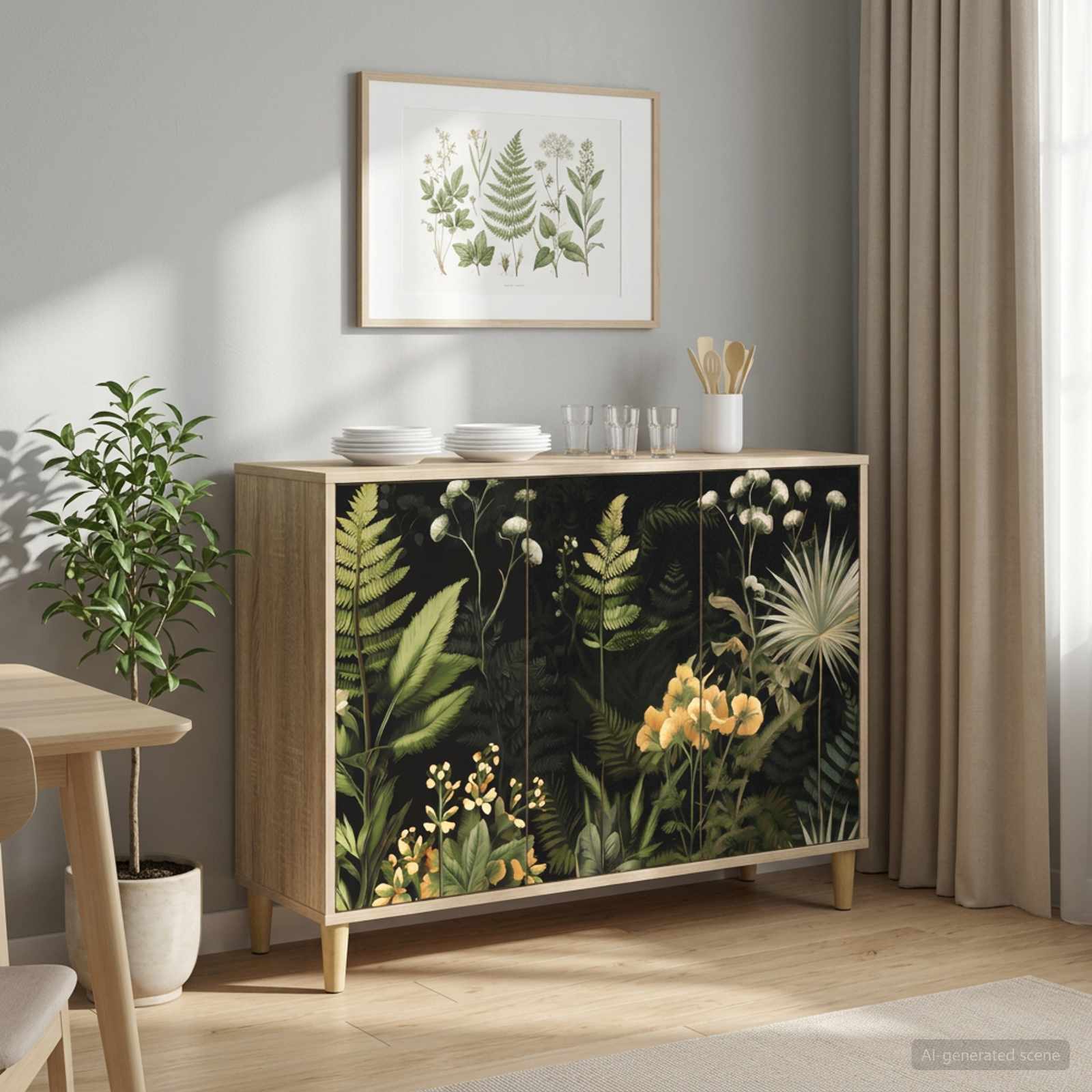 Πλαϊνό γραφείο RHENEN Sonoma 102 x 33 x 75 εκ.