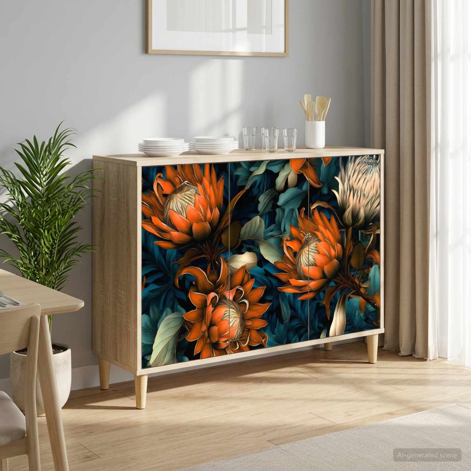 Πλαϊνό γραφείο LOCHEM Sonoma 102 x 33 x 75 εκ.